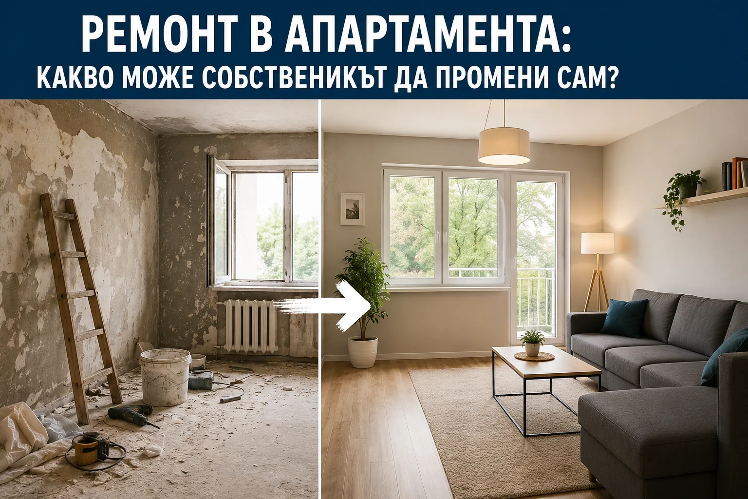 Ремонт в апартамента: какво може собственикът да променя сам?
